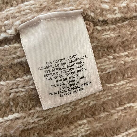 Anthropologie Sleeping on Snow Oullins Jacquard Sweater Vest Cardigan XS/S - Picture 7 of 8